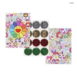 Takashi Murakami Flowers Greeting Cards Set Stationary Set